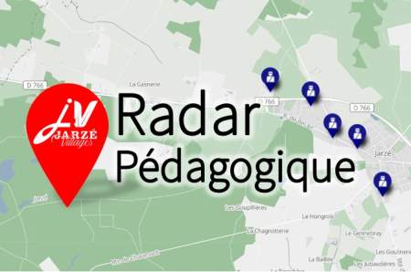 Carte des données des radars pédagogiques
